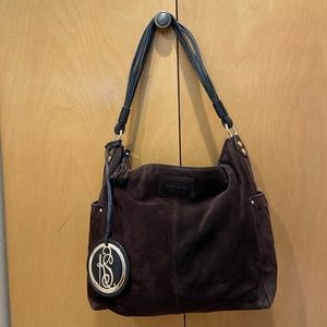 Kate Spade Brown Suede Hobo